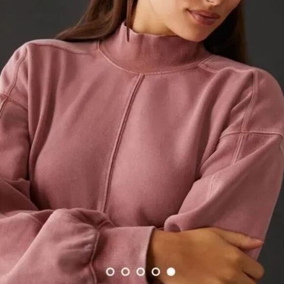 NWT Anthropologie Cutout Sweatshirt Top - Small - Picture 5 of 7